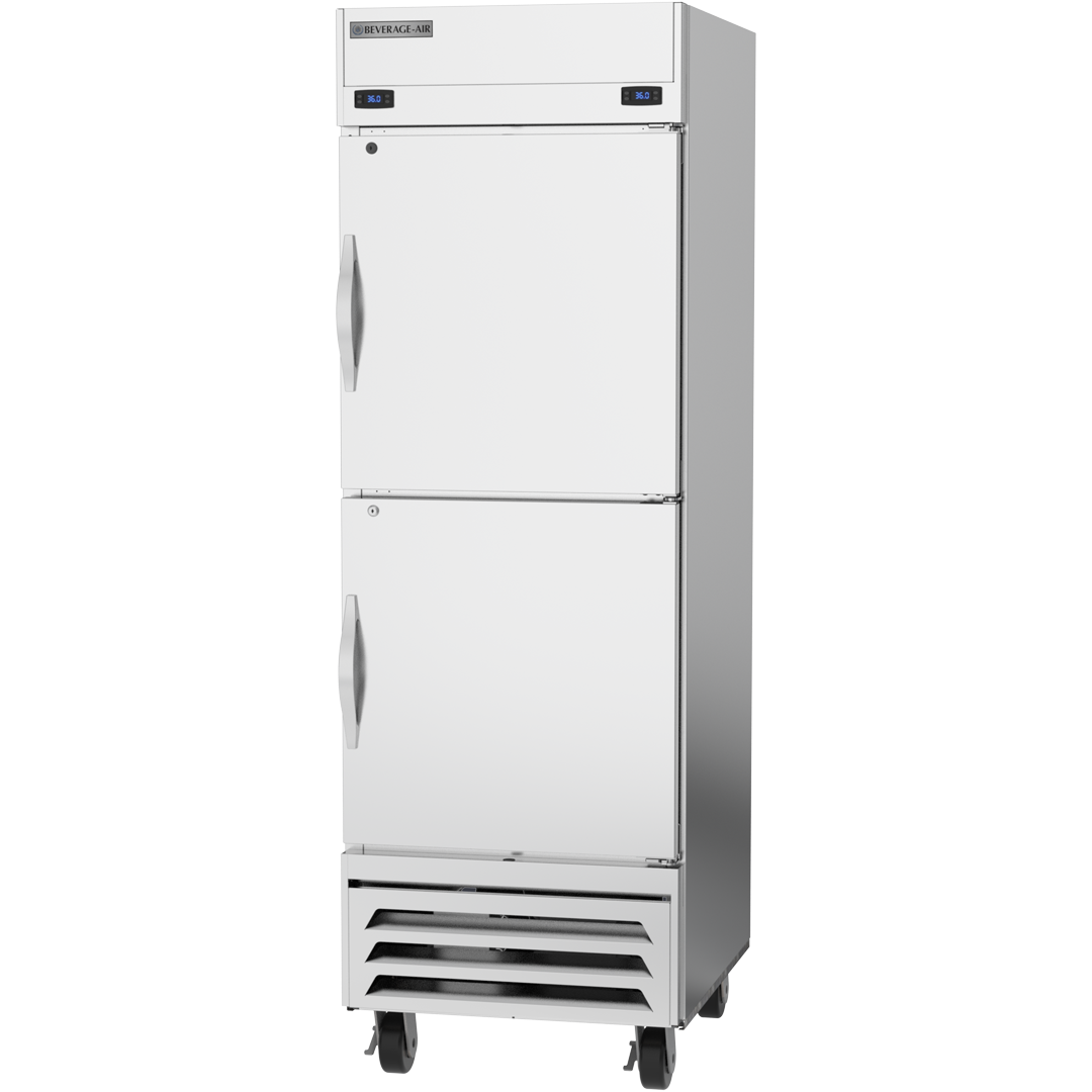 Beverage Air HBRF23 1/2 Solid Half Door Dual Temperature 27
