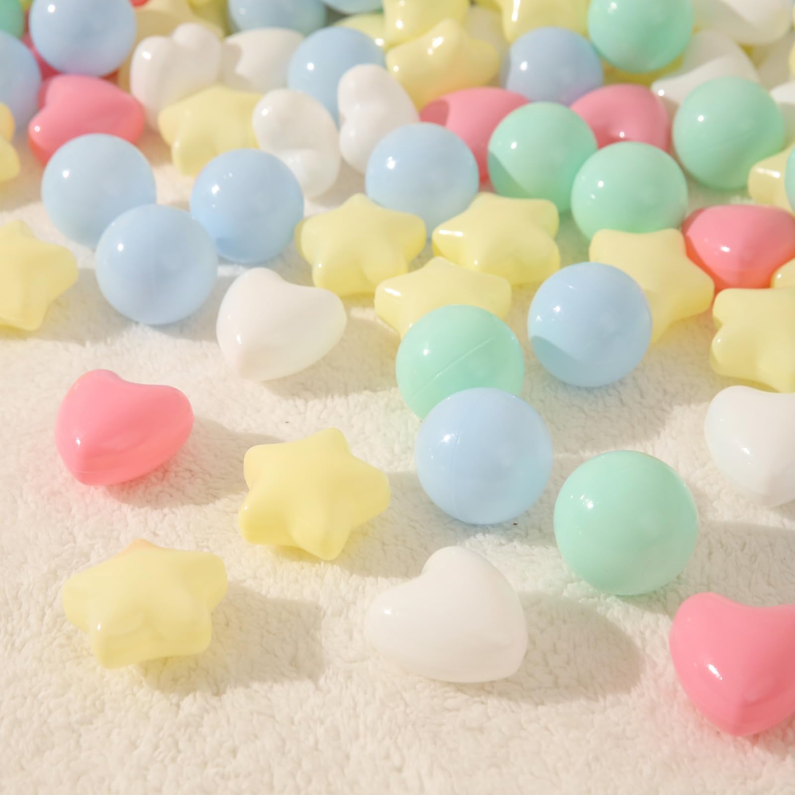 Non-Toxic Phthalate & BPA Free Crush Proof Plastic Ball Pit Balls - 100/200/500/1000 Pack for Toddlers & Kids with Storage Bag - Indoor/Outdoor Play, Birthday Parties, Daycare Centers, Sensory Play & Pool Fun