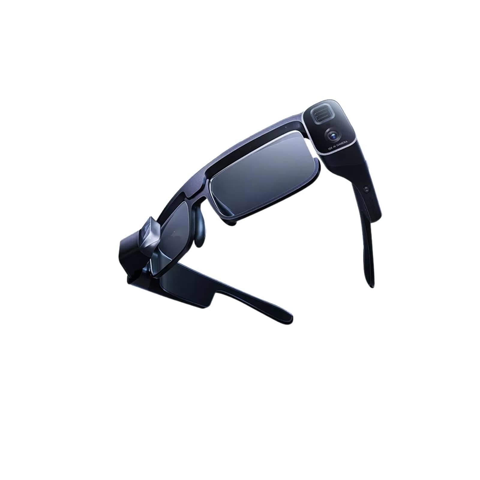 VR Glasses with Camera - First Person View Shooting, 1X-15X Hybrid Zoom & High Pixel for Fast Snapshot - Perfect for Travel Vlogging, Live Streaming & Action Sports Recording