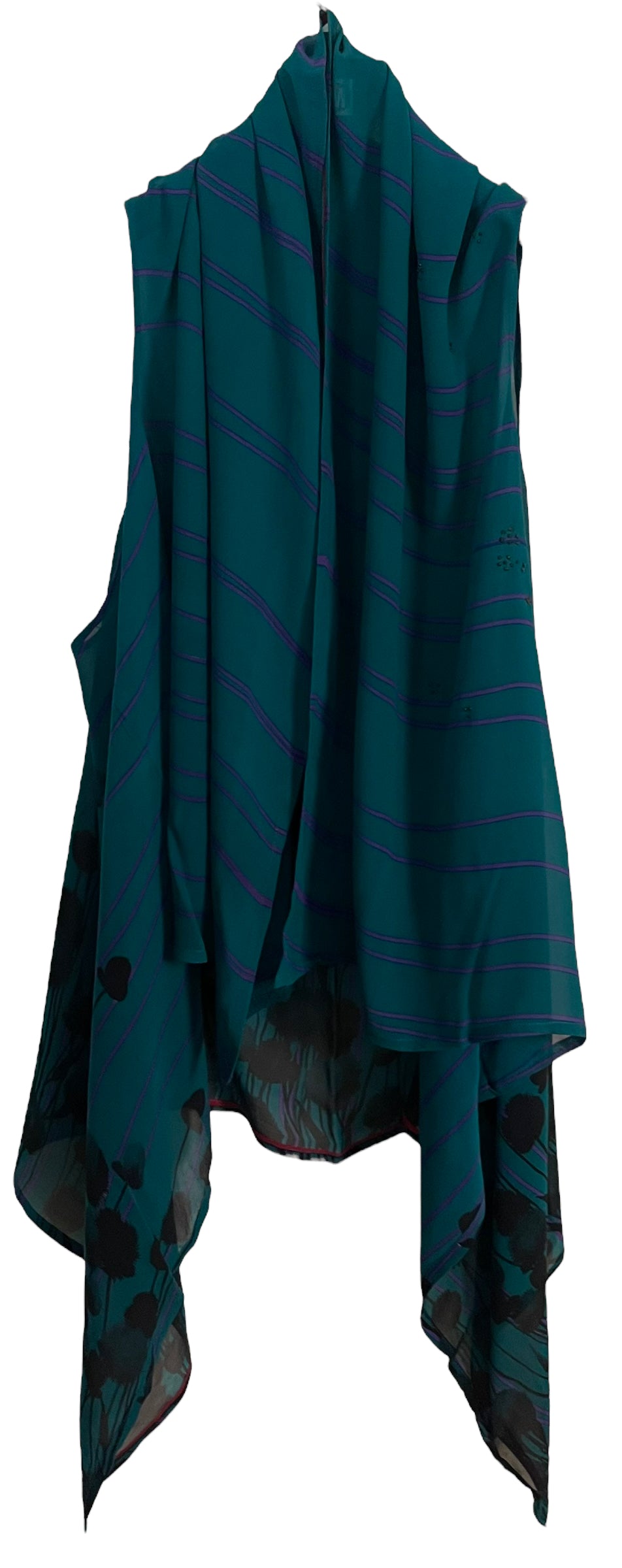 PRG5911 Women's Sheer Avatar Pure Silk Vest - Lightweight & Versatile Layering Piece for Casual, Office & Evening Wear