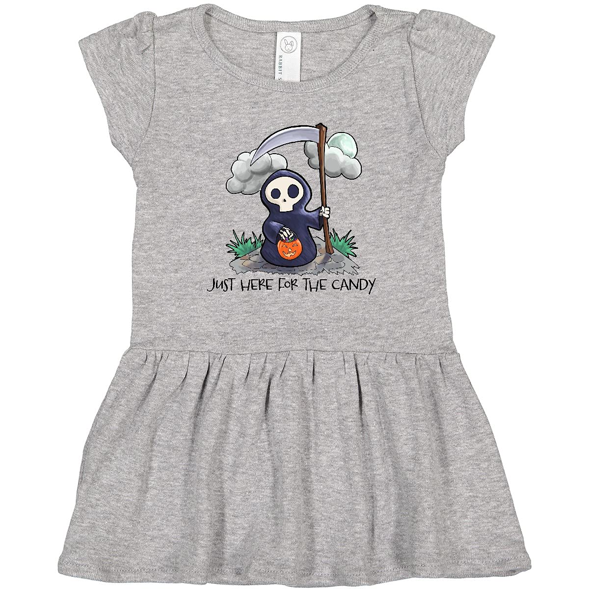Inktastic Cute Grim Reaper Toddler Dress - 