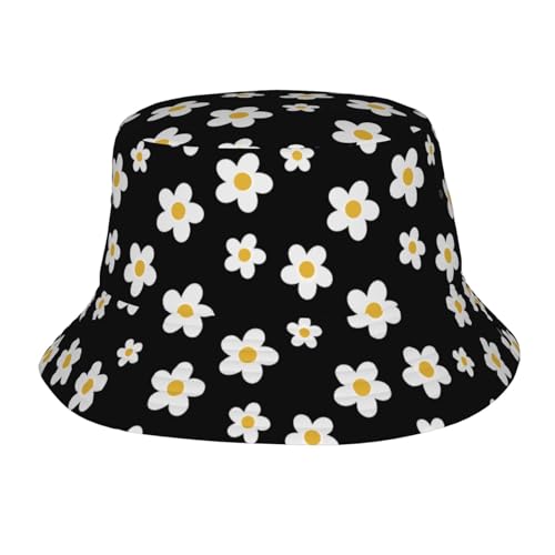 Black White Daisy Cute Flower