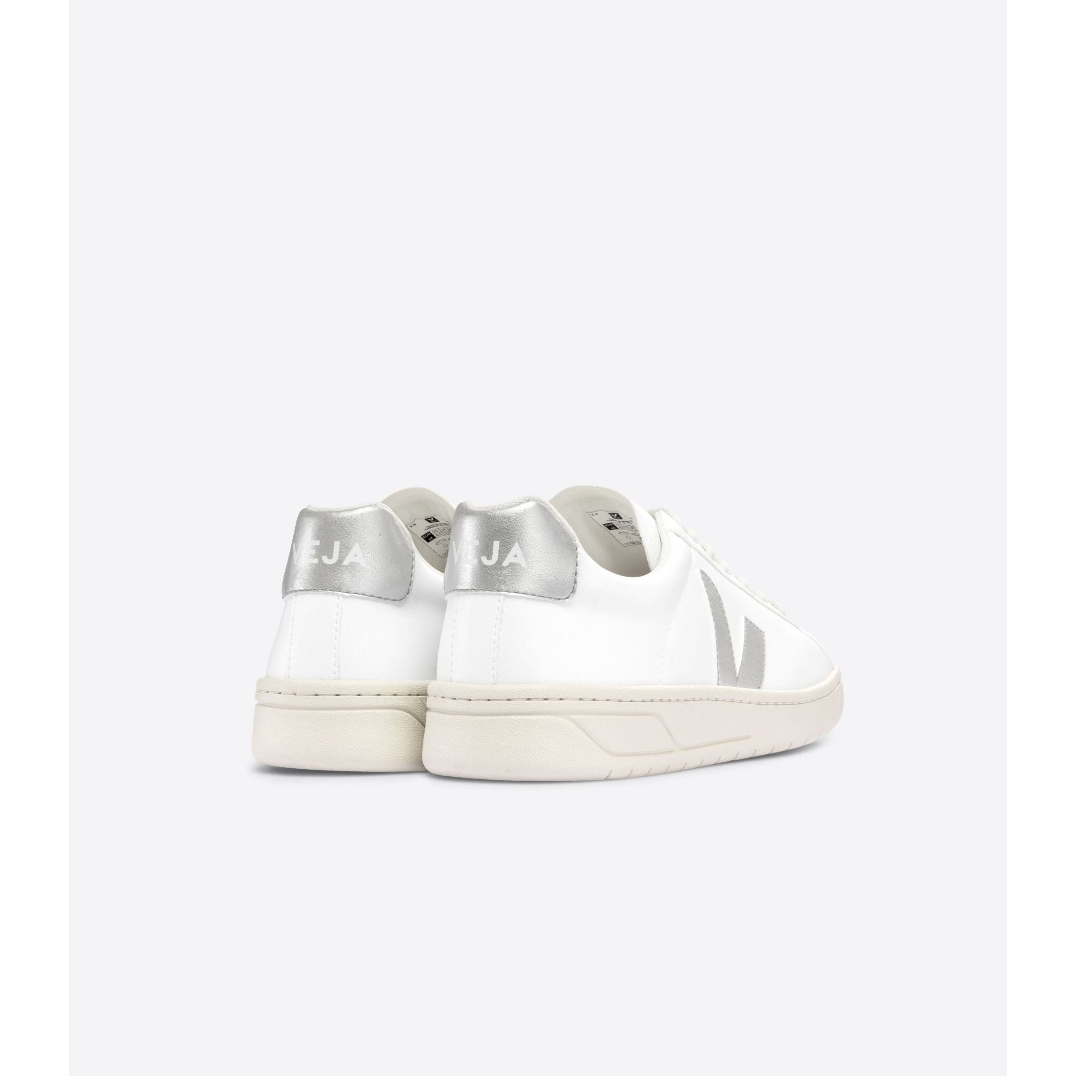 Veja Women's Urca CWL Sneakers in White & Silver | Vegan Leather Casual Shoes for Women | Perfect for Everyday Wear, Work & Travel