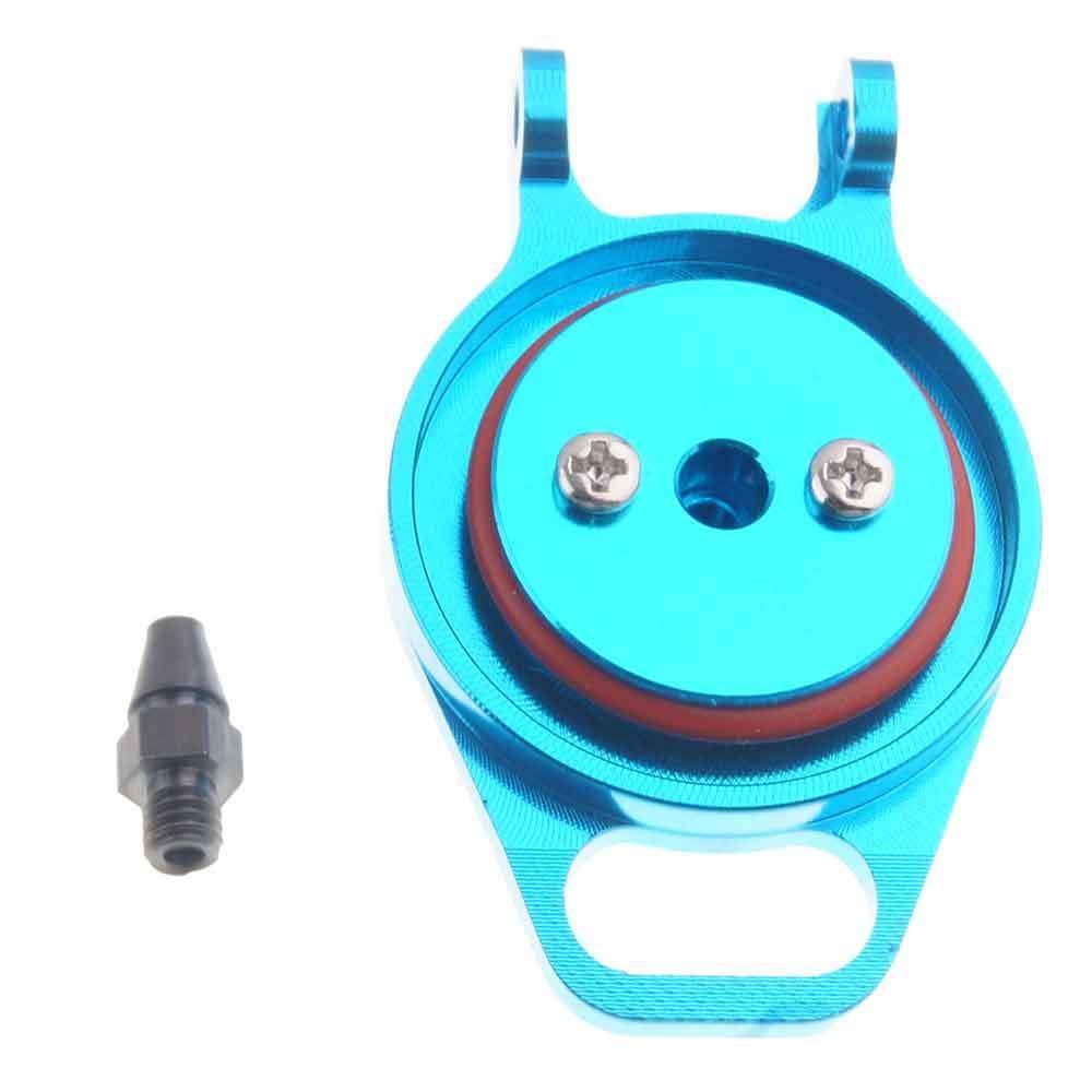 Redcat 1:10 Volcano S30 Monster Truck RC 122259 Blue Aluminum Fuel Tank Cover - Durable Upgrade Part for Off-Road Racing & Crawling - Perfect for RC Enthusiasts & Competitive Racing