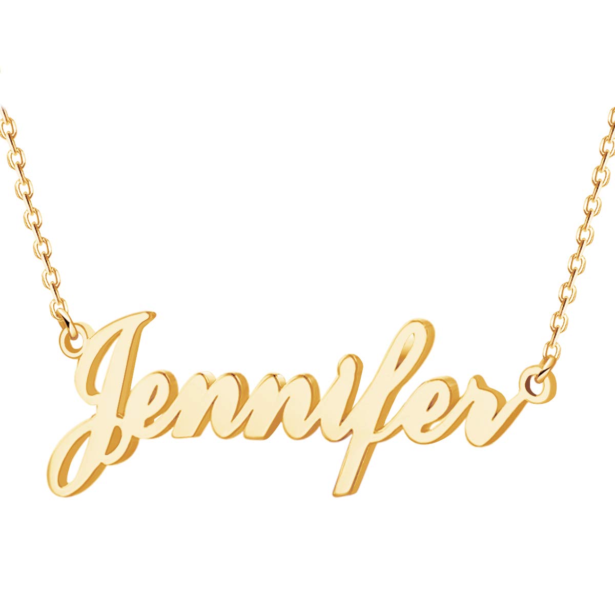 Personalized Name Necklace for Women - Custom Engraved 18K Gold Plated Jewelry Gift - Perfect for Birthdays, Anniversaries & Special Occasions