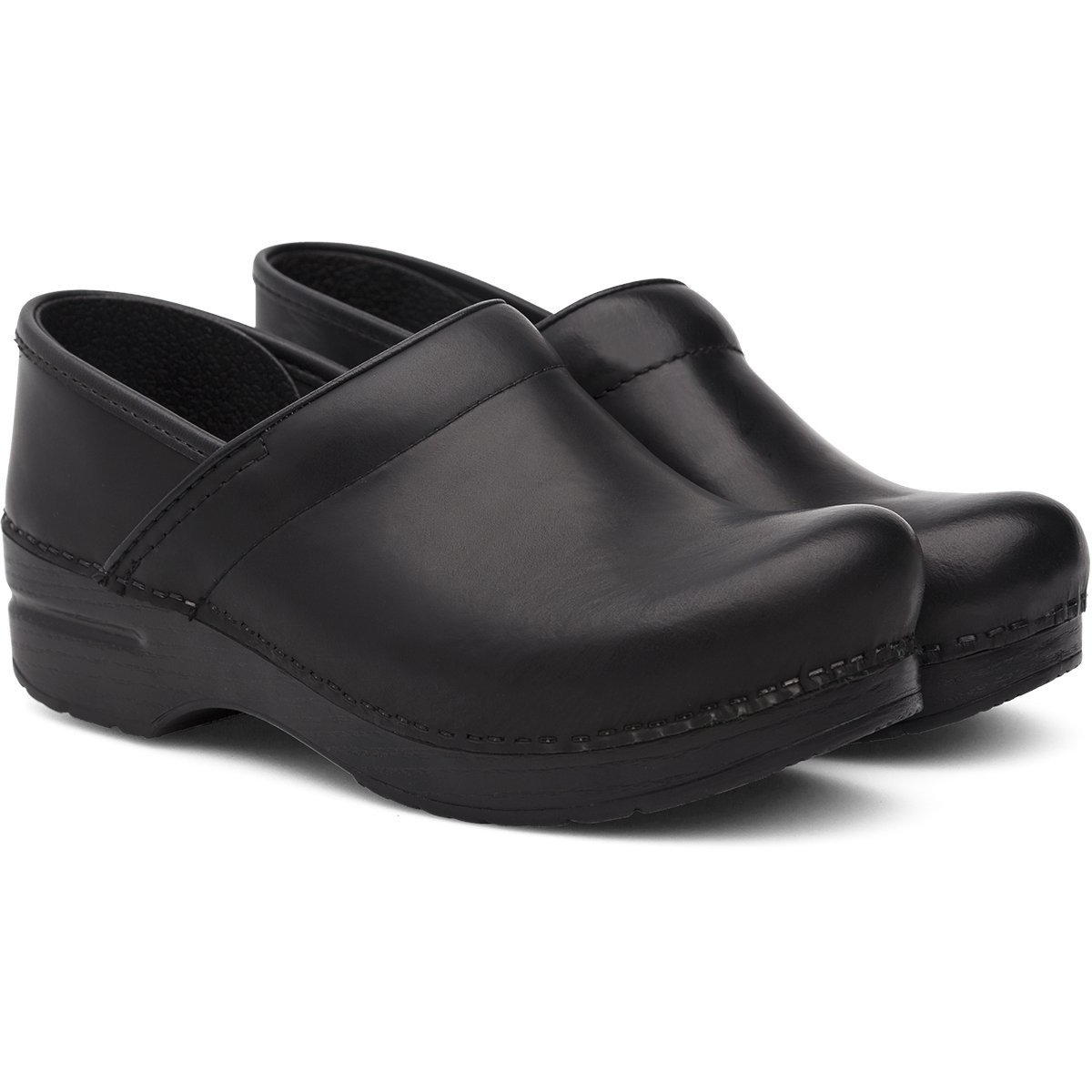 DANSKO Professional Black Cabrio Clogs for Men & Women - Comfortable Slip-Resistant Shoes for Nurses, Chefs & Healthcare Workers