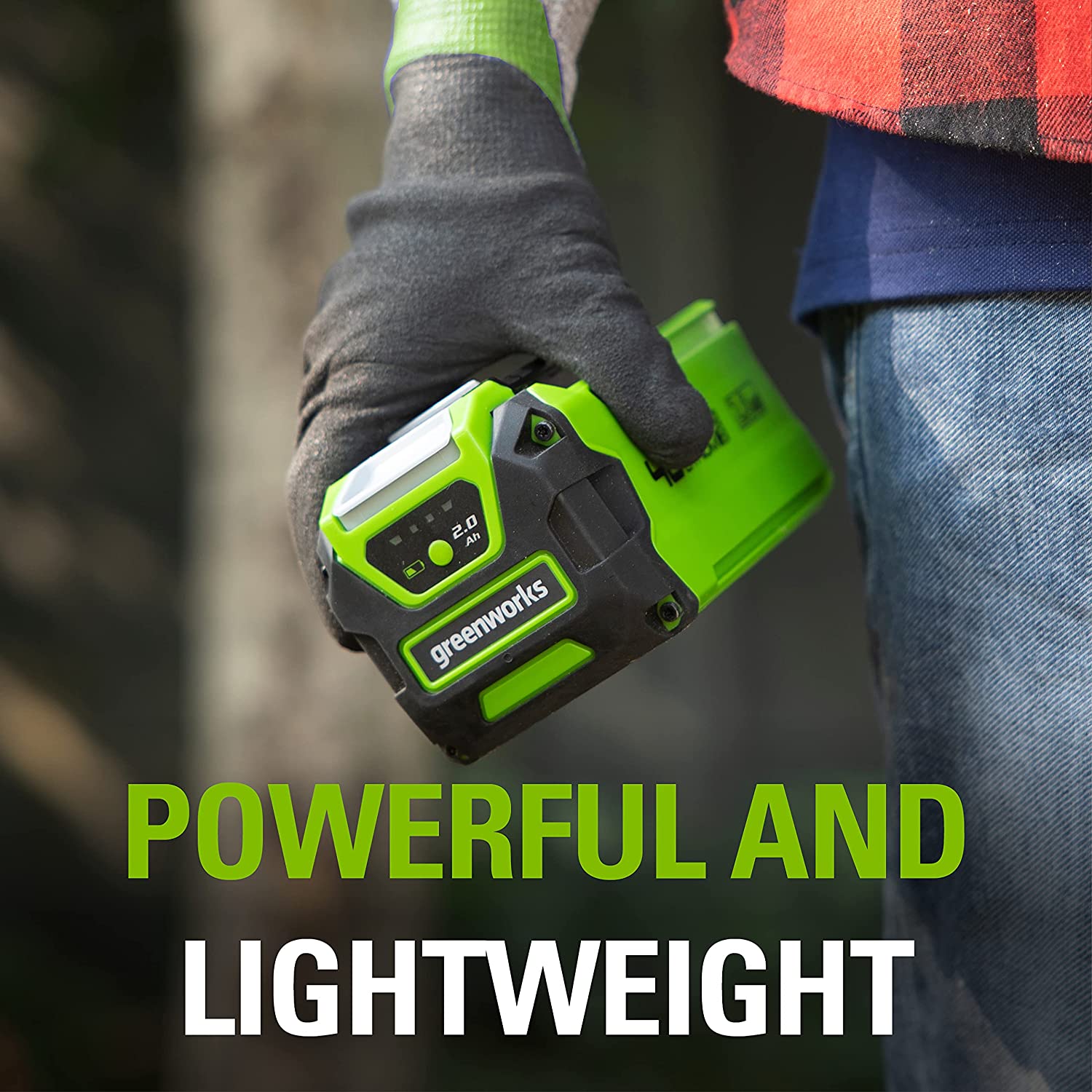 Reconditioned 40V 2.0Ah GMAX Battery for Lawn Mower, Leaf Blower & Power Tools - Compatible with Greenworks, Ryobi & More