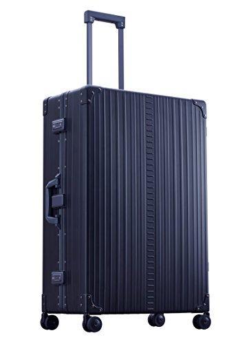 Aleon 32-Inch Hardside Checked Luggage - Lightweight Aluminum Suitcase with Spinner Wheels, TSA Lock (Sapphire Blue) - Perfect for International Travel & Business Trips