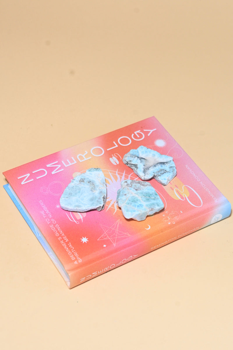 Natural Mini Larimar Slab - Genuine Blue Larimar Stone for Jewelry Making, Healing Crystals & Home Decor | Perfect for DIY Crafts, Meditation & Gifts
