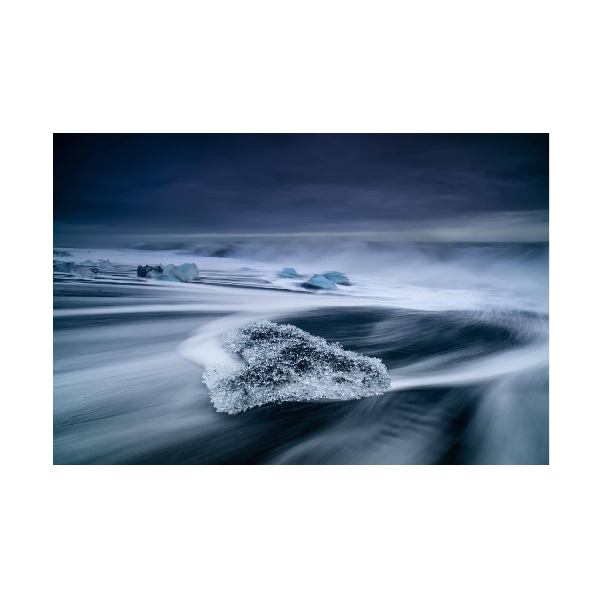 Luigi Ruoppolo 'Crystal Ice' Canvas Art Print - Modern Abstract Wall Decor for Living Room, Bedroom & Office | Trademark Fine Art Collection