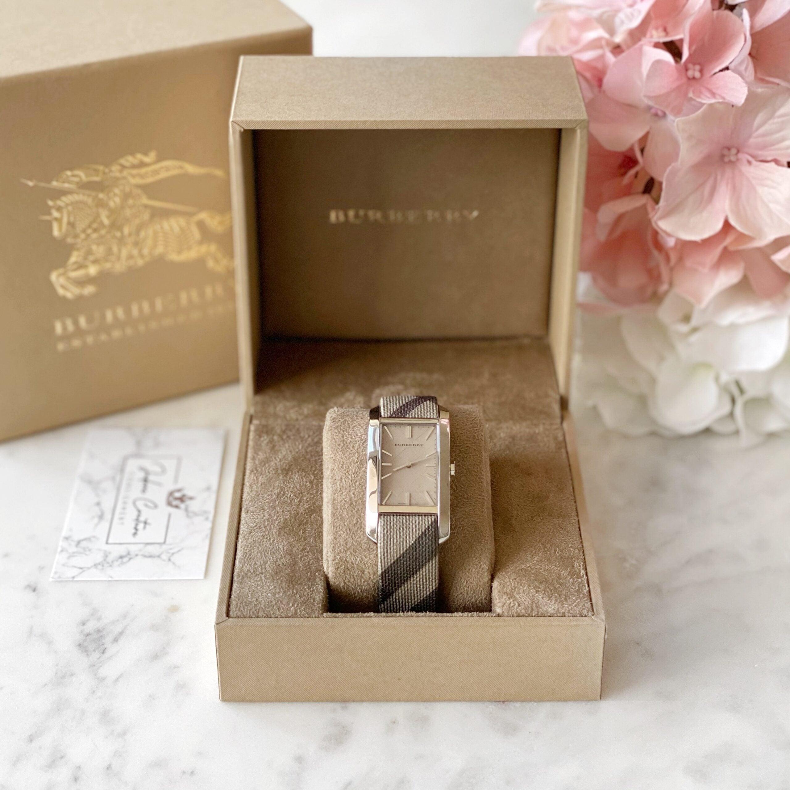 Burberry Heritage Nova 33mm Quartz Watch for Women - Luxury Fashion Timepiece for Everyday Wear & Special Occasions