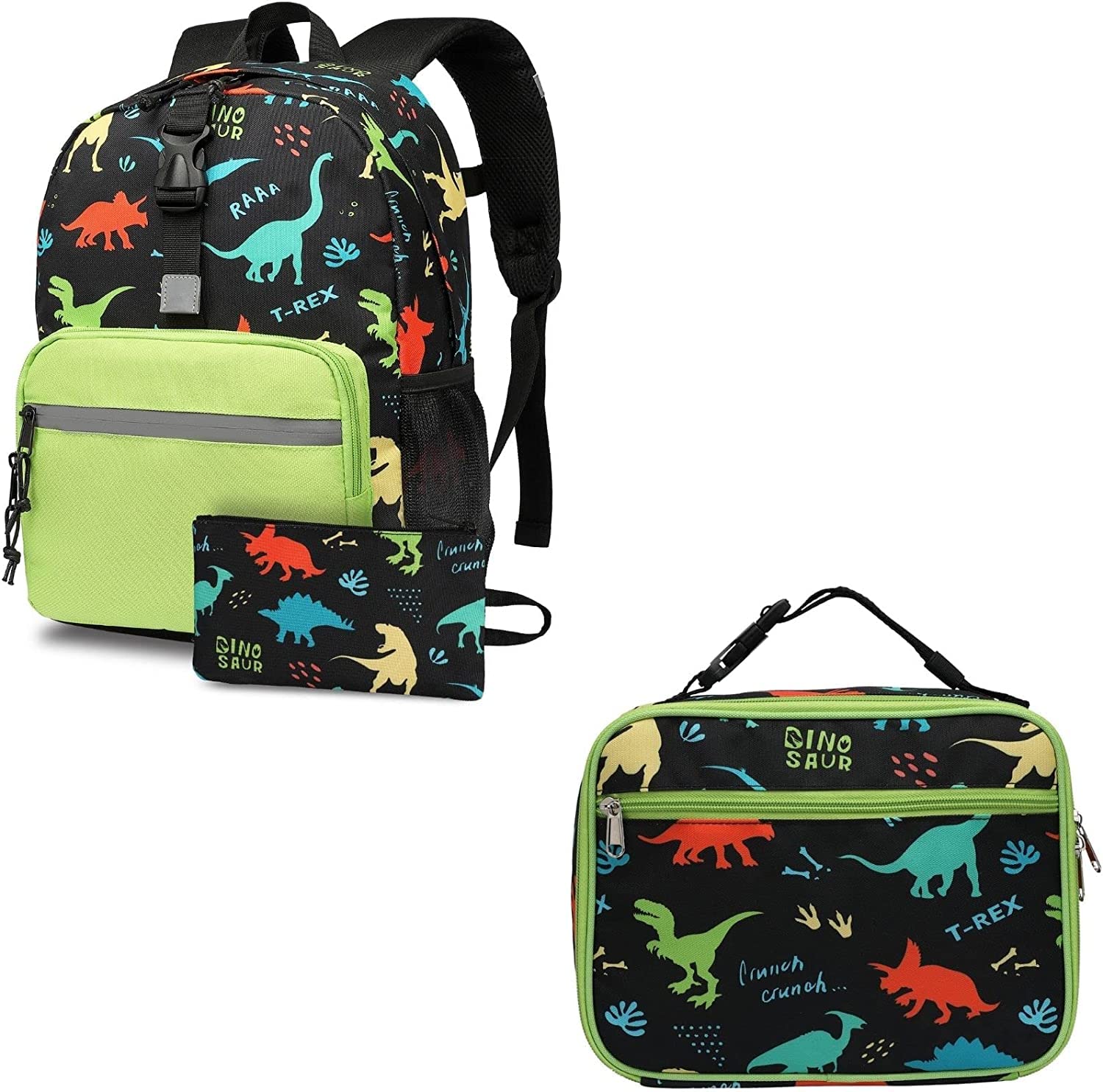 Bagseri Preschool Backpack with Insulated Lunch Box Set - Cute Kids School Backpack for Boys & Girls - Perfect for Kindergarten, Daycare & Outdoor Activities