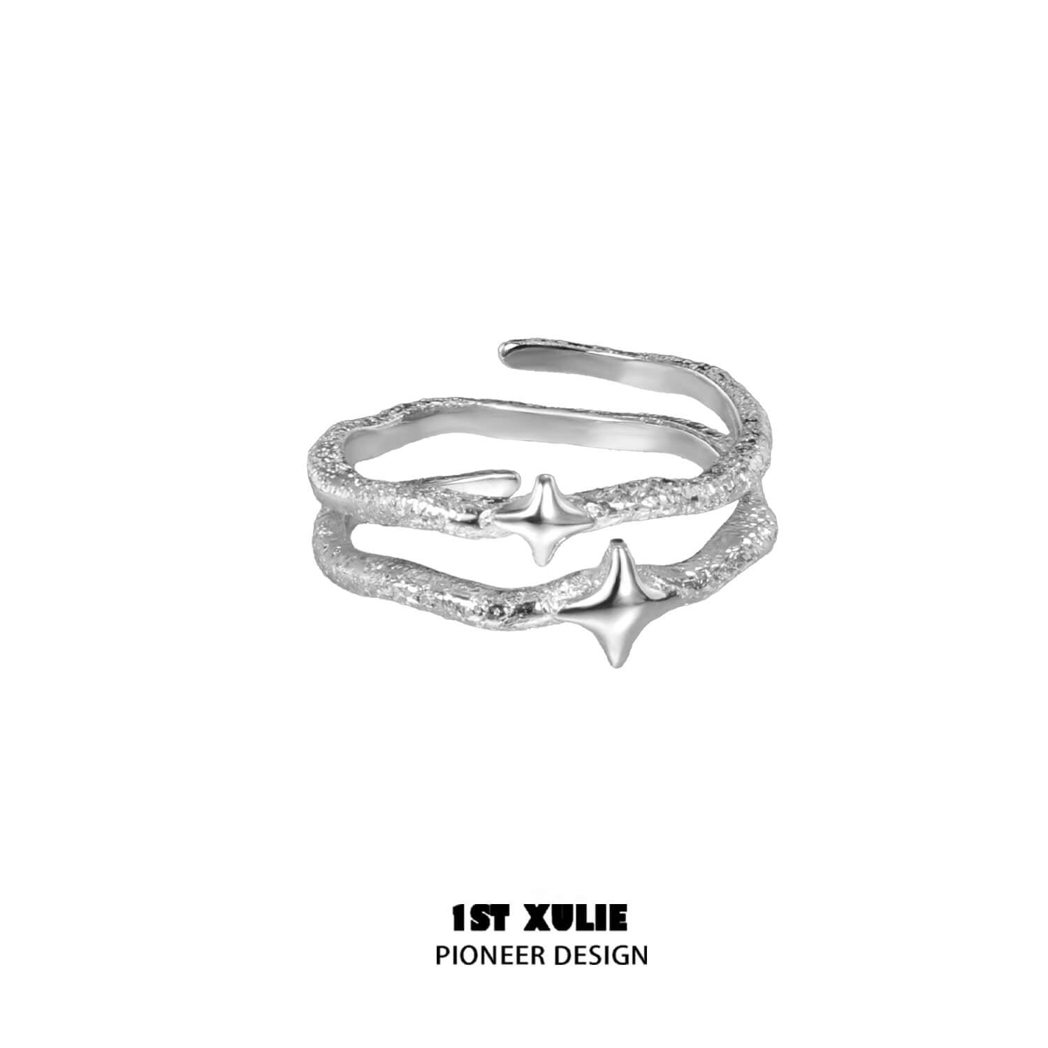 Silver Angel S925 Sterling Silver AB Rings™ – Elegant Stackable Rings for Women, Perfect for Everyday Wear, Gifts & Special Occasions
