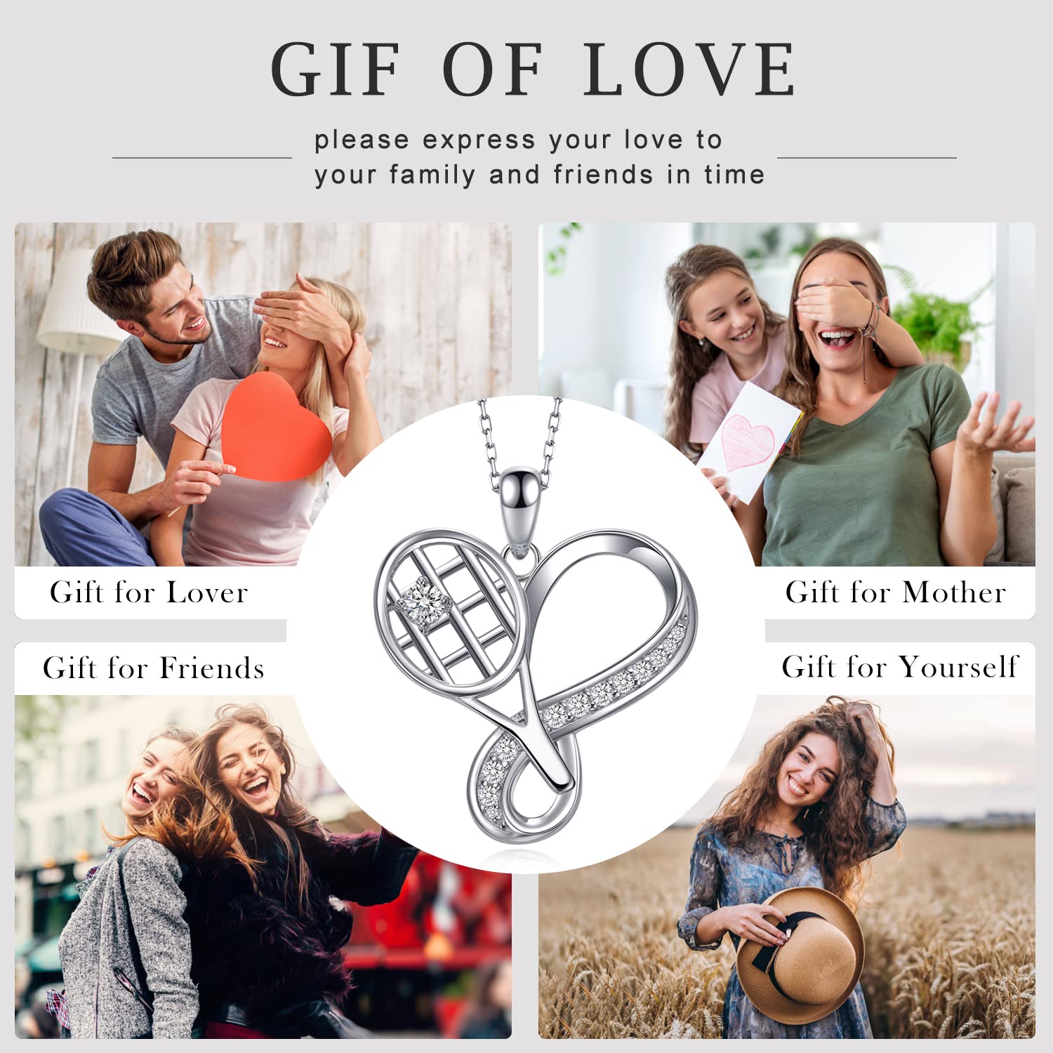 925 Sterling Silver Sports Necklace for Women - Volleyball, Tennis, Soccer, Basketball, Pickleball, Baseball Jewelry | Perfect Gift for Female Athletes & Sports Fans | Wear to Games, Workouts & Everyday Life