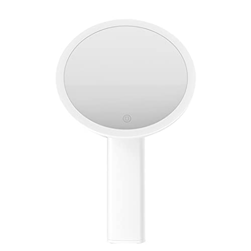 YHomU LED Makeup Mirror with Lights - USB Rechargeable Vanity Mirror, Lightweight Durable Tabletop Mirror for Women & Girls | Perfect for Home, Bedroom, Bathroom & Travel Beauty Routine