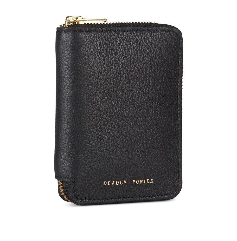 Mini RFID Blocking Wallet for Men - Slim Compact Card Holder with Money Clip - Perfect for Travel, Business & Everyday Use (Black)