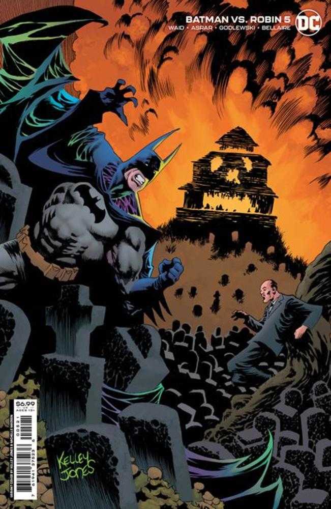 Batman vs Robin #5 (Of 5) Cover B Kelley Jones Card Stock Variant - DC Comics Lazarus Planet Edition | Collectible Comic Book for Fans & Investors | Perfect for Display, Gifts, and Comic Collections