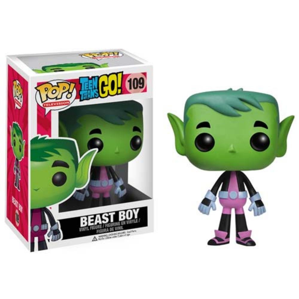 Funko POP TV: Teen Titans Go! - Beast Boy Vinyl Action Figure Collectible Toy for Fans & Gifts | Perfect for Display, Collections & DC Comics Enthusiasts