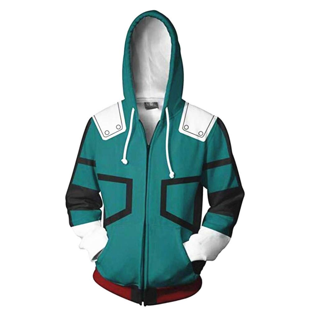 Academia Hoodies - Unisex Cosplay Costume Jacket for Adults | Anime Inspired Fashion | Perfect for Conventions, Cosplay Events & Casual Wear