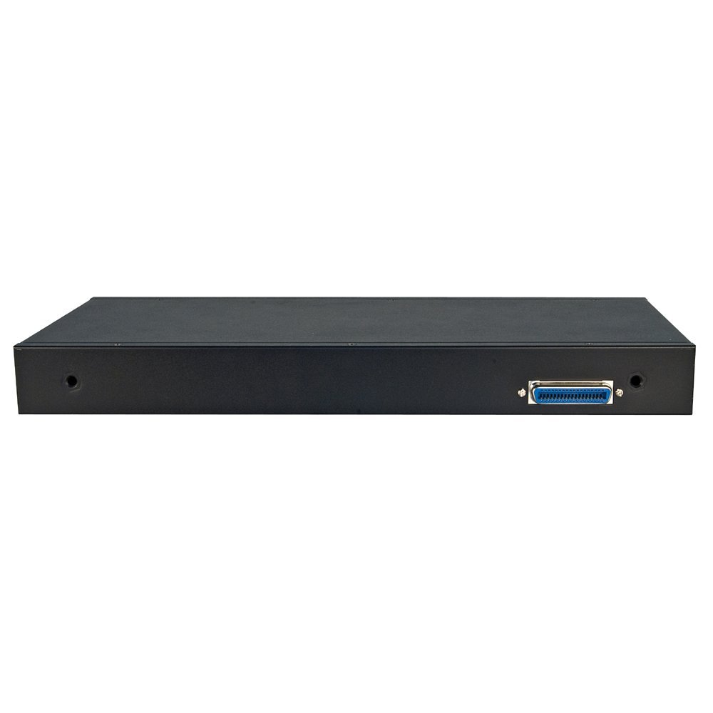LINDY 8-Port LCD KVM Switch with USB & Audio Support - Ideal for Multi-Computer Workstations, Data Centers & Server Management