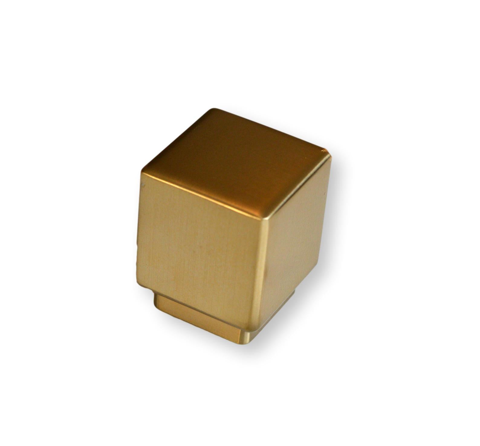 Modern Rectangular Allerton Square Cabinet Knob in Champagne Bronze - Perfect for Kitchen, Bathroom & Furniture Upgrades