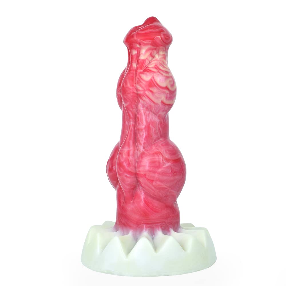 Premium Liquid Silicone Alien/Fido Dildo with Strong Suction Cup - Realistic Adult Sex Toy for Solo Play & Couples - BeHorny Collection | Perfect for BDSM, Fantasy Roleplay & Sensual Exploration