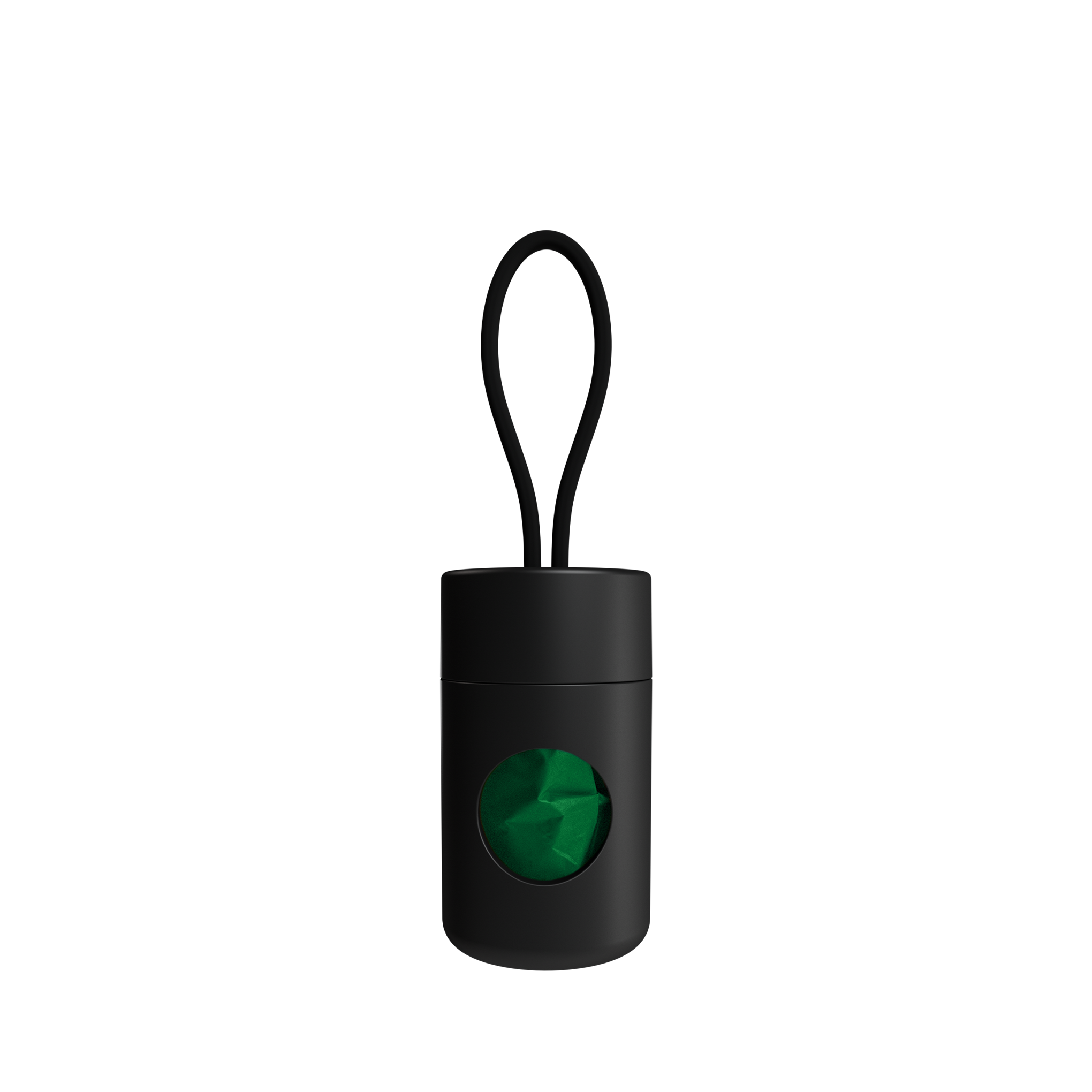 Biodegradable Dog Poop Bag Holder with Clip - Leash Attachment for Easy Waste Cleanup During Walks, Hiking, and Travel