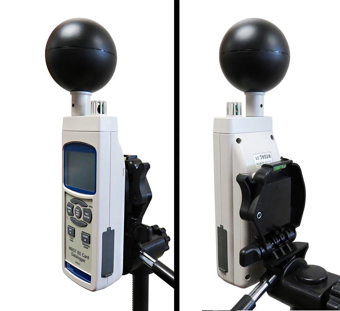 Professional Wet Bulb Globe Temperature (WBGT) Heat Stress Monitor with SD Card Data Logger - Ideal for Outdoor Sports, Construction Sites, and Industrial Safety