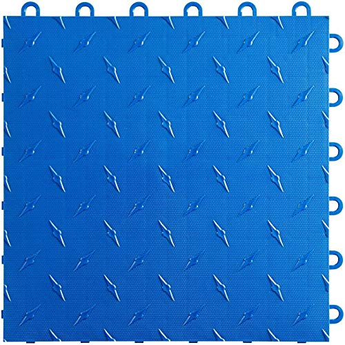 TracStep Modular Interlocking Garage Floor Tiles - 100-Piece Set in Grey | Durable & Easy Installation for Home Gym, Workshop & Garage Storage