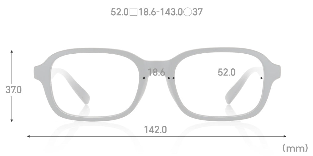 JINS Design Project x Jasper Morrison Icon 497 Eyeglasses - Lightweight Acetate Frame with Anti-Reflective Lenses for Men & Women | Perfect for Office Work, Reading & Everyday Fashion
