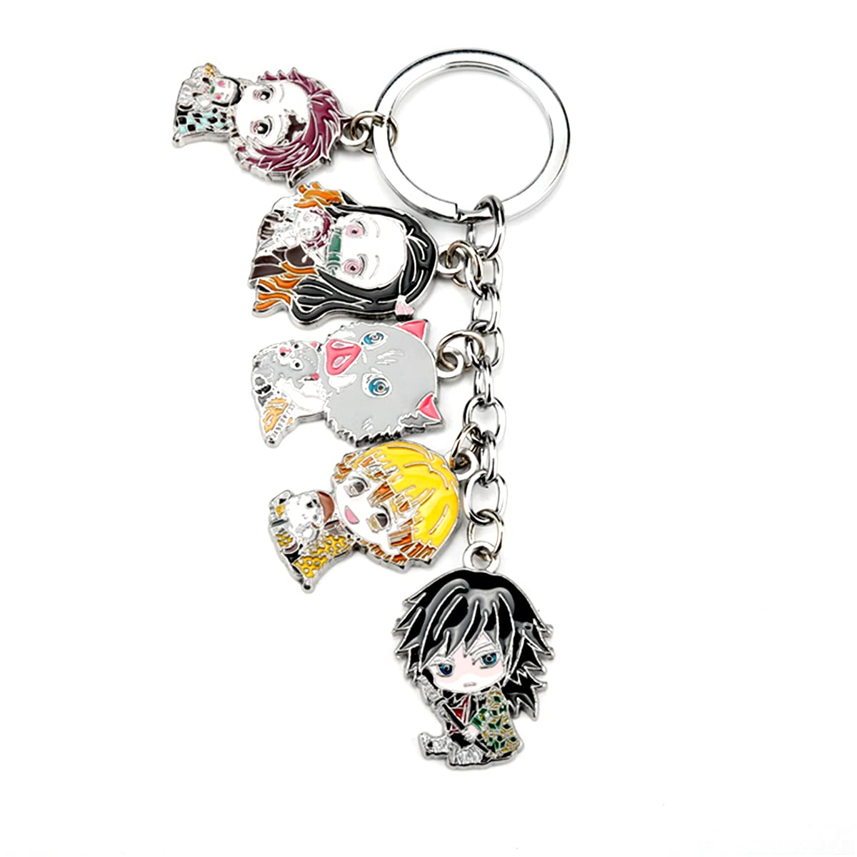 Kimetsu no Yaiba Demon Slayer Anime Keychain - Premium Pendant Hanging Ornament for Cosplay, Bag Decor, and Gift Giving
