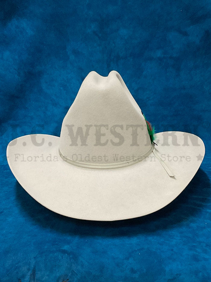 Resistol RFQH60 254071 QH60 6X Silverbelly Felt Cowboy Hat for Men - Western Rodeo, Outdoor Riding & Country Fashion