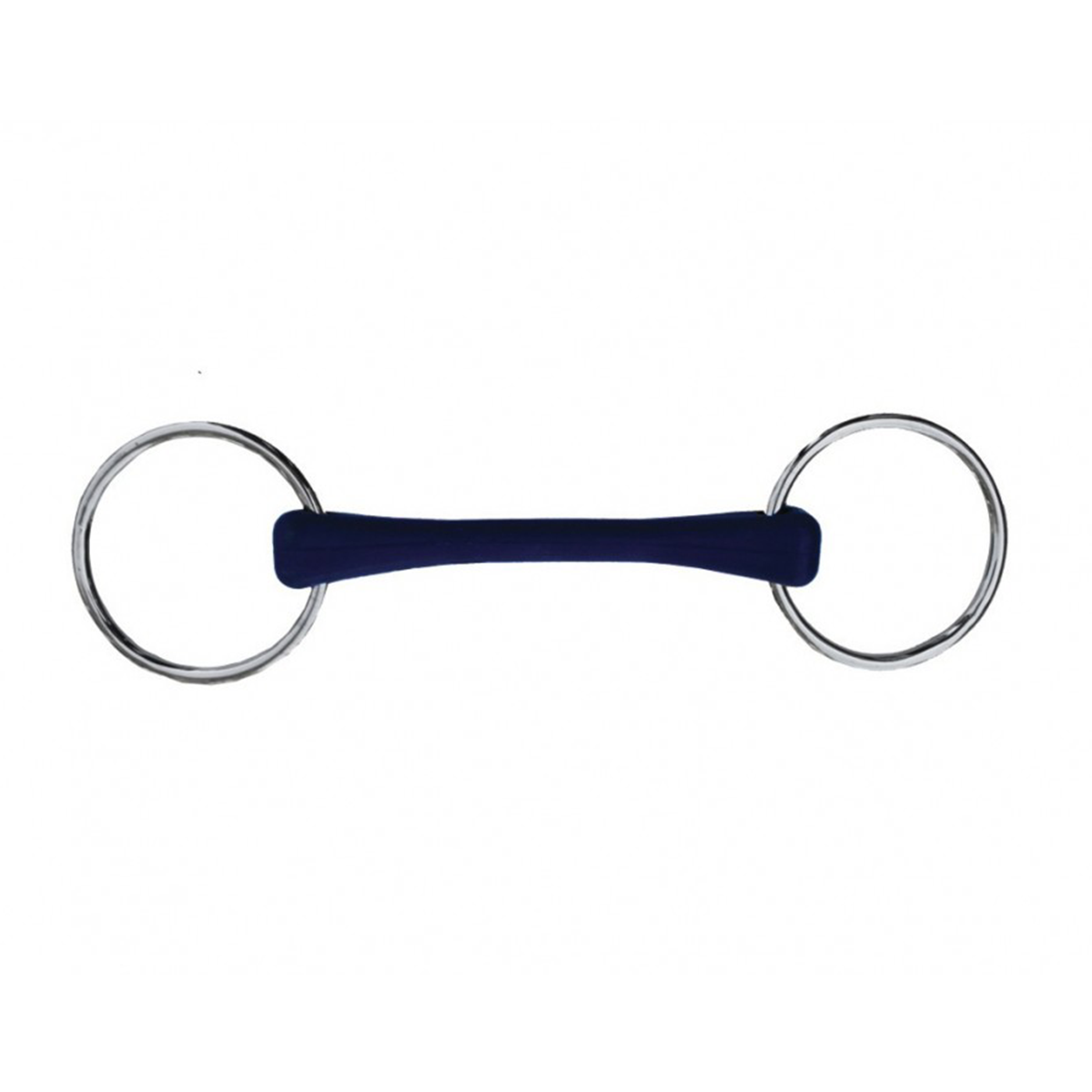 Jump'in Flexible Rubber Loose Ring Bit - Comfortable Horse Training Bit for Gentle Control - Perfect for Dressage, Trail Riding & Young Horses