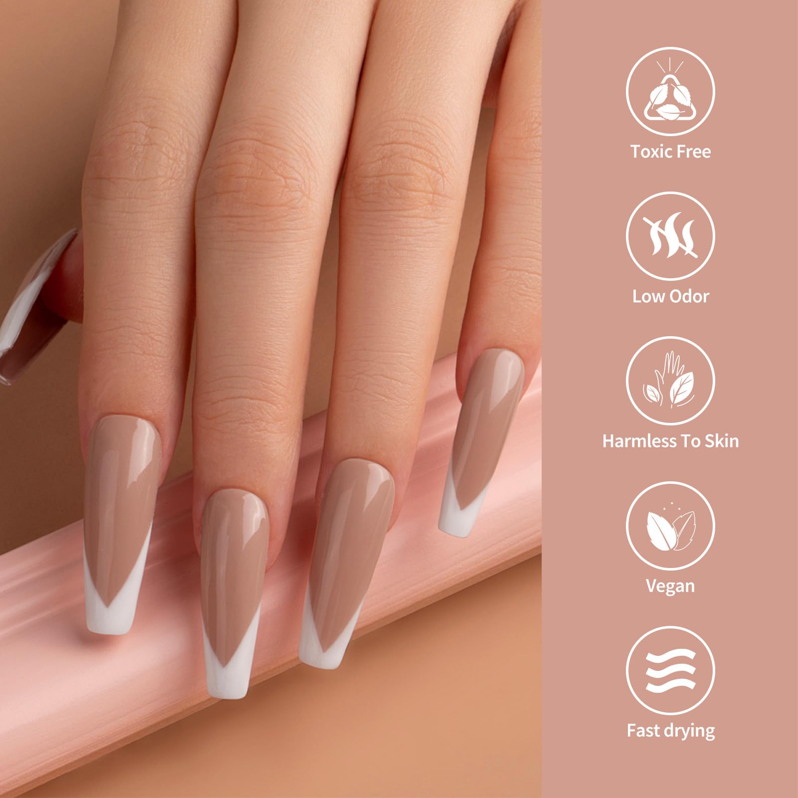 VENALISA Nude Gel Nail Polish - 12ml Natural Nude Color Soak Off UV Gel Polish for Salon & DIY Manicure at Home - Long Lasting Nail Art for Women & Girls - Perfect for Weddings, Parties & Everyday Wear