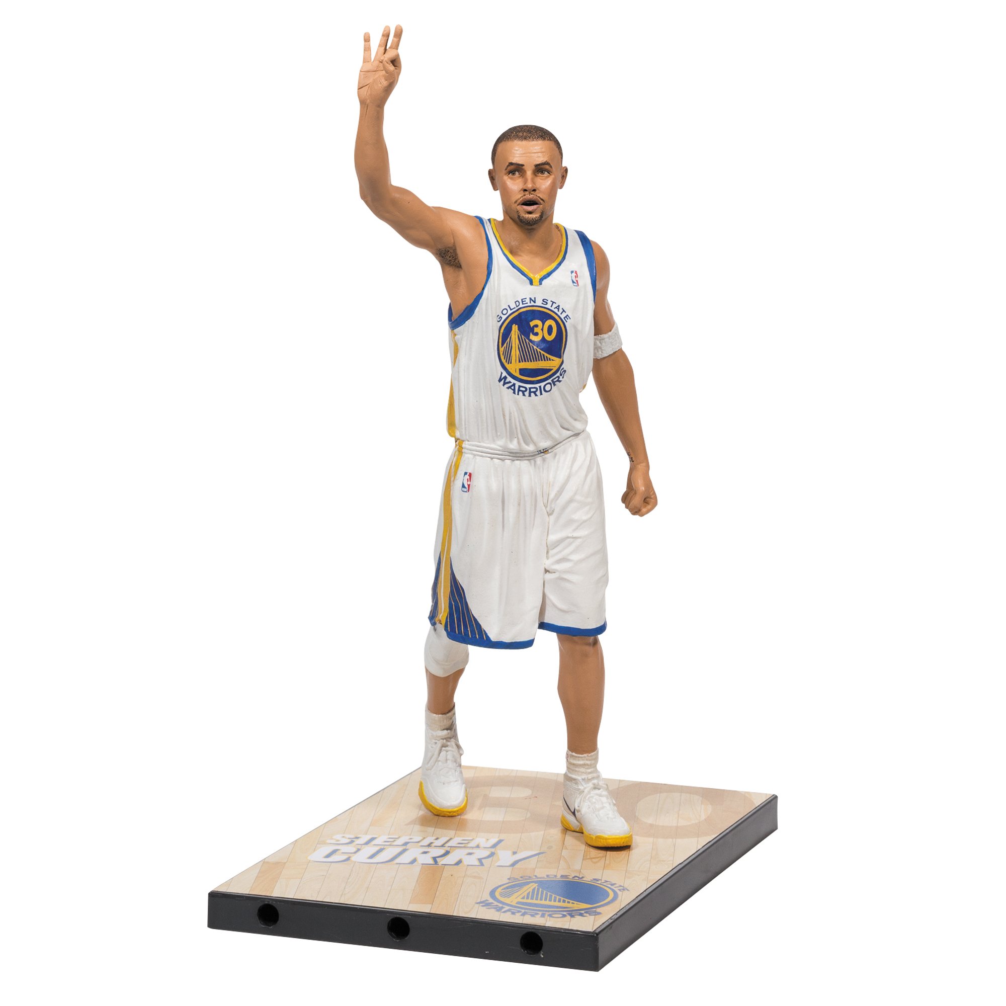 McFarlane Toys NBA Series 24 Stephen Curry Collectible Action Figure - Perfect for Basketball Fans, Collectors, and Home Decor Display