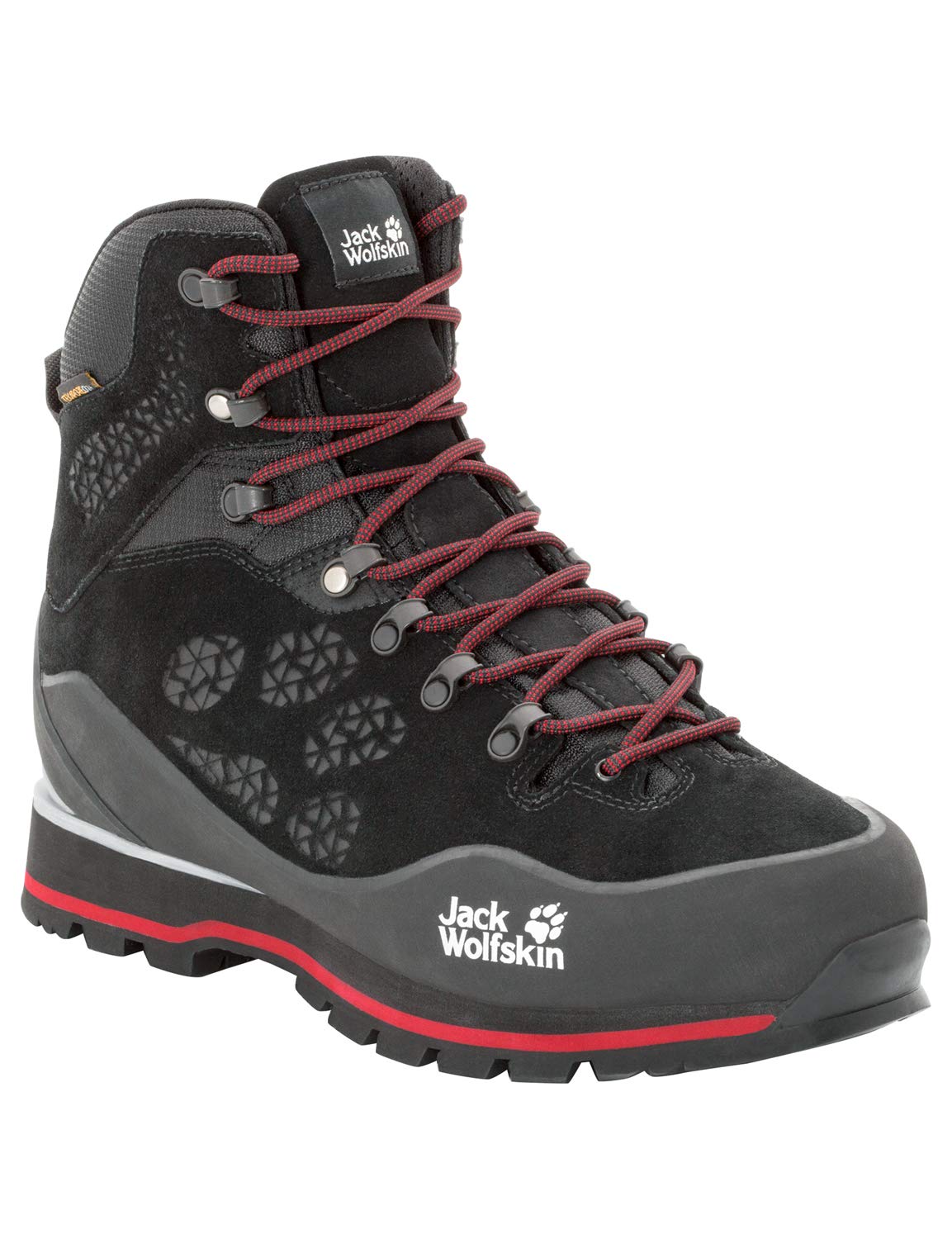 Jack Wolfskin Men's High Rise Hiking Shoes - Waterproof & Lightweight Outdoor Boots for Trekking, Camping & Mountain Climbing