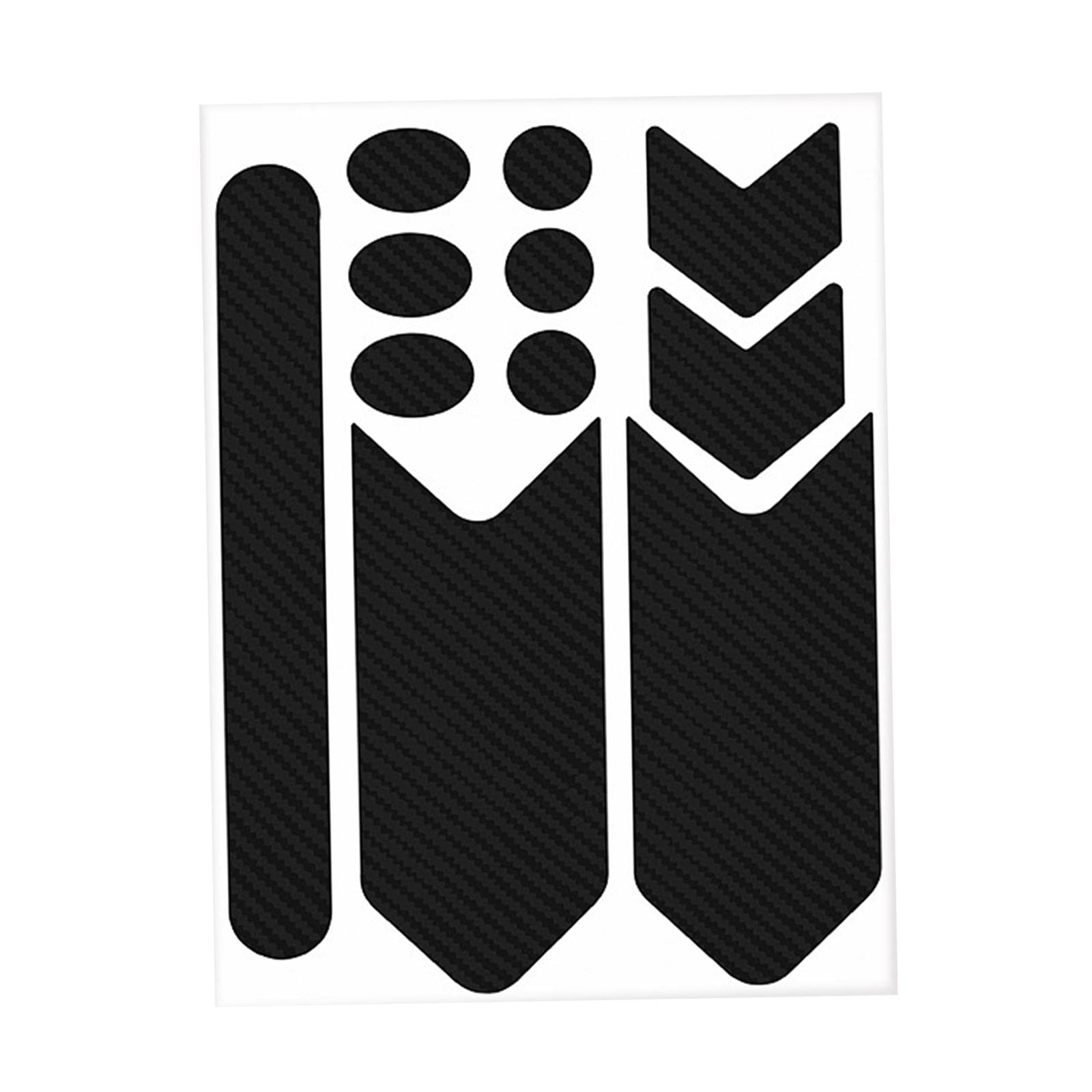 Premium Bike Frame Protector - Anti-Scratch Removable Cover for Mountain Bikes - Carbon Fiber Black - Perfect for Forks & Chainstays