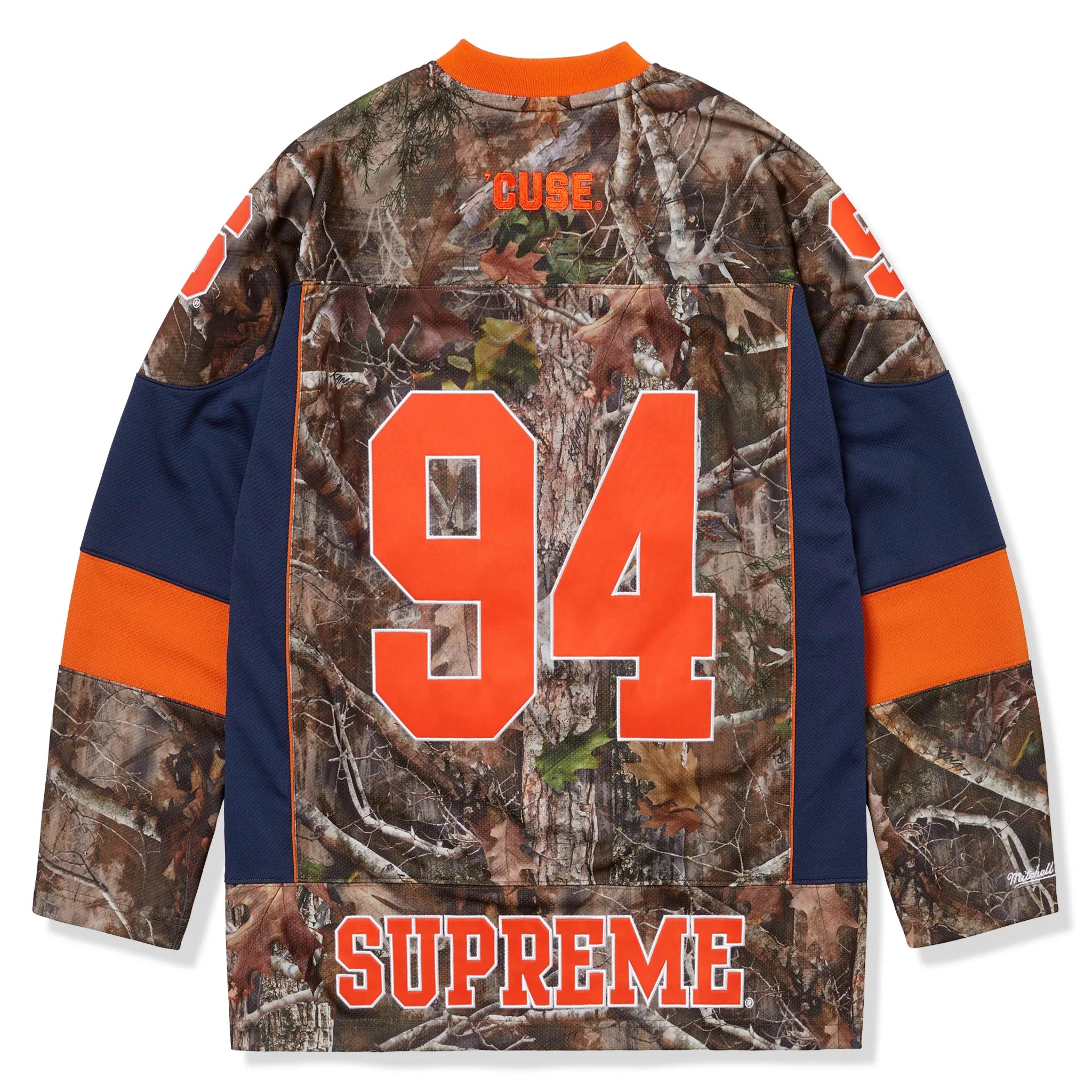 Supreme Mitchell & Ness NCAA TrueTimper Kanati Camo Hockey Jersey - Authentic College Sports Apparel for Men - Perfect for Game Day, Tailgating & Fan Gear Collection