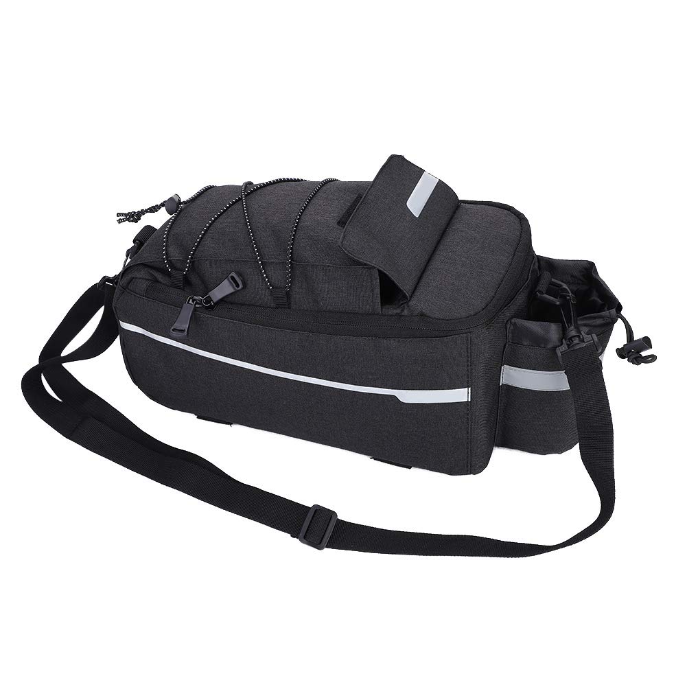 VGEBY Adjustable Bike Pannier Bag - Waterproof Rear Seat Tail Storage Bag for Bicycle Cycling | Perfect for Commuting, Grocery Shopping & Outdoor Adventures