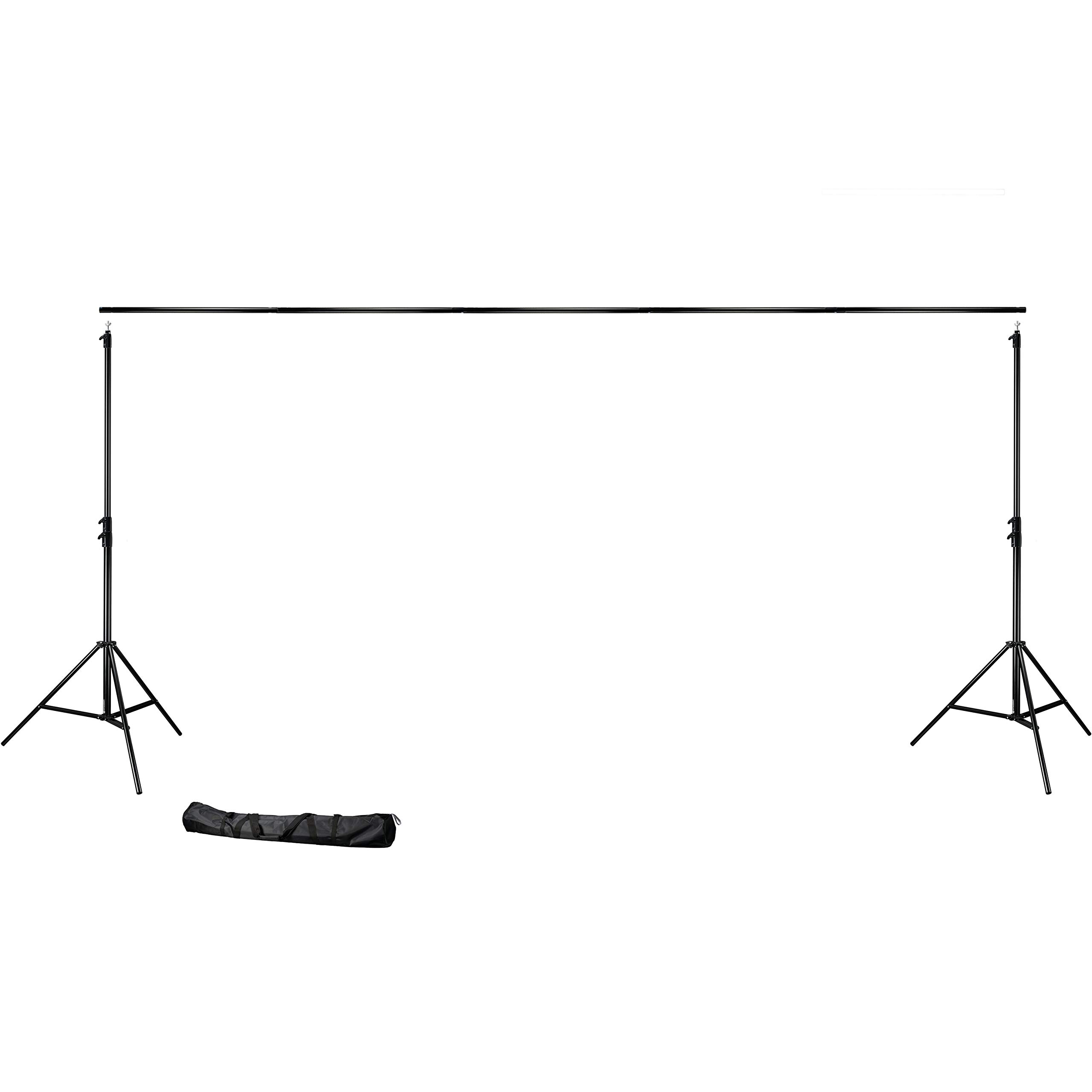 Bresser F001966 Pro Photo Studio Background System - 390x470cm Black Vinyl Backdrop for Towels, Paper, Photography | Ideal for BR D45, Product Shoots & Home Studios