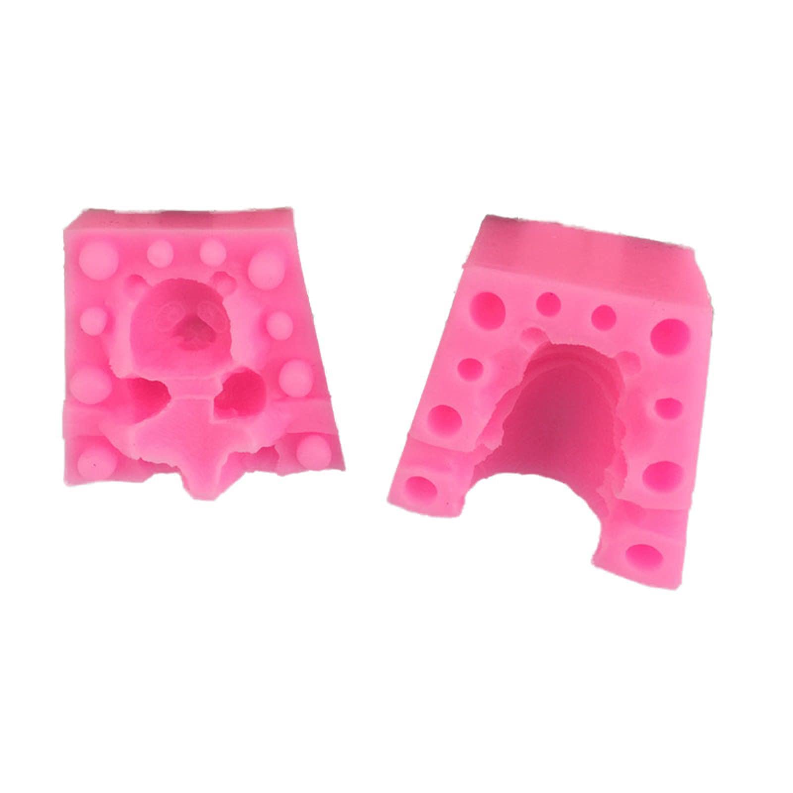 Small Panda Silicone Fondant Mold - Multi-Purpose Silicone Molds for Soap, Candle, Chocolate, Candy, Cake Decorating, Bath Bombs & Polymer Clay - Perfect for Baby Showers, DIY Crafts & Baking Projects