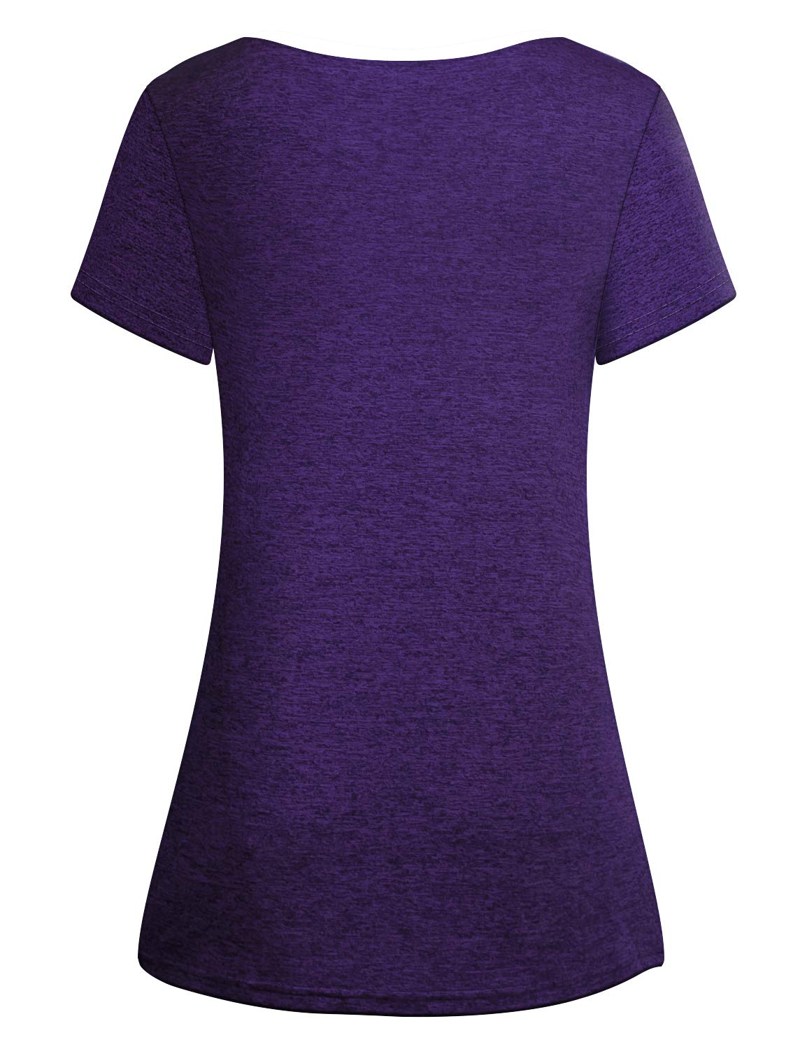 Cucuchy Women's Yoga Tops - Flowy Short Sleeve Fitness Workout Shirts for Yoga, Gym & Running | Breathable Activewear for Women