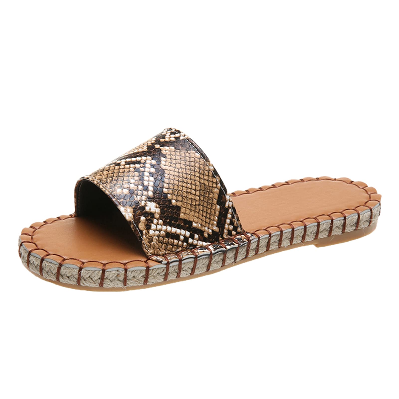 Women's Printed Outdoor Slippers - Comfortable Casual Snake Sandals for Walking | Perfect for Beach, Home & Travel Use