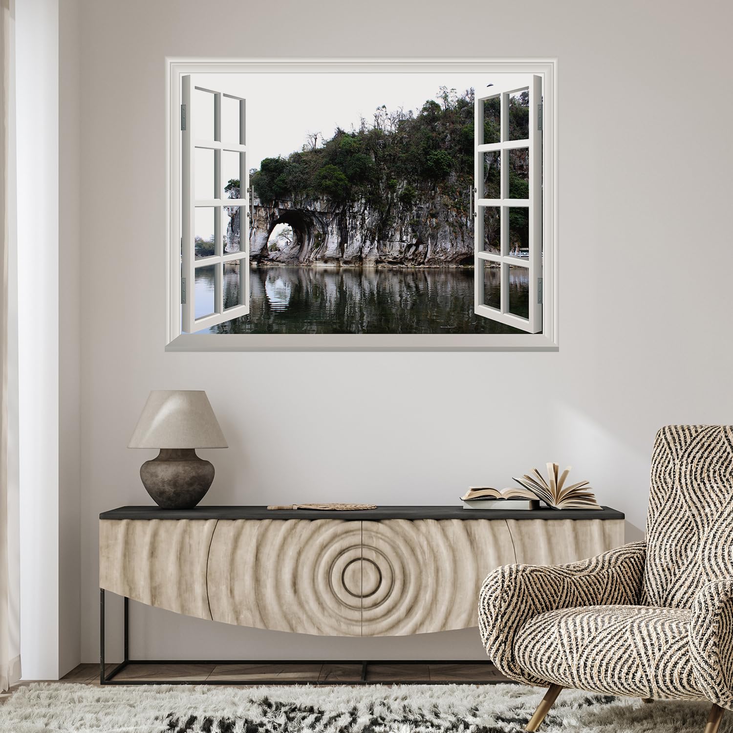 Wall26 Removable Wall Sticker & Mural - Stunning Elephant Trunk Hill Landscape | 36