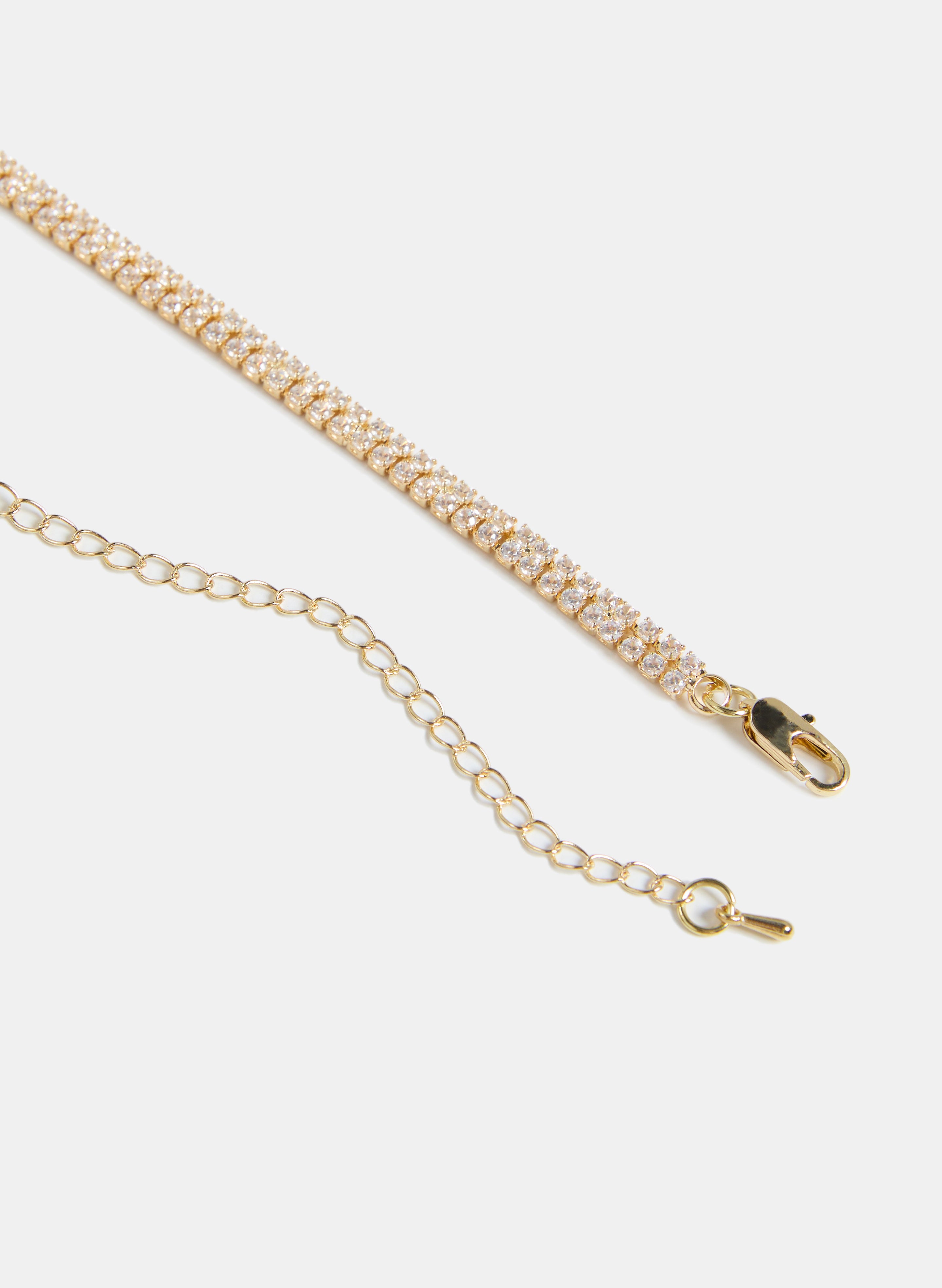 Elegant Cubic Zirconia Inset Necklace for Women - Perfect for Weddings, Parties & Special Occasions