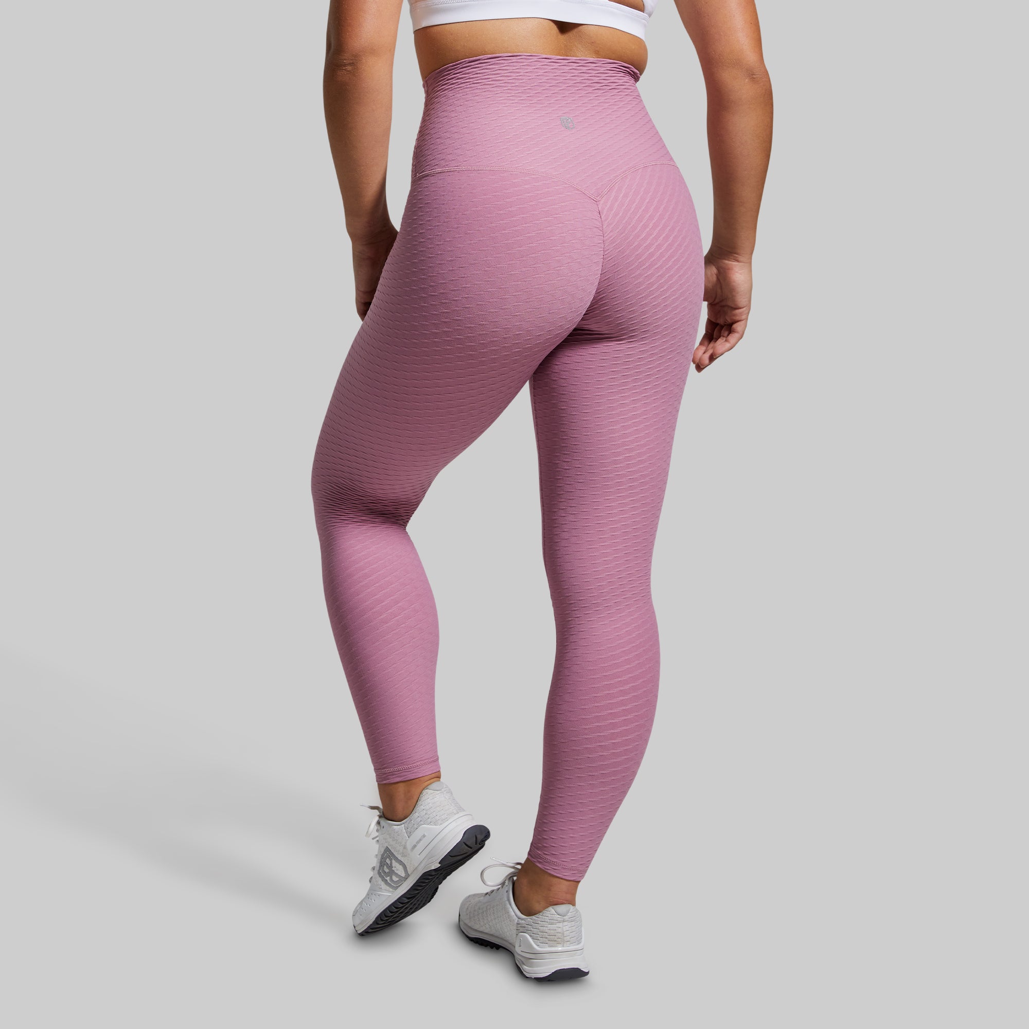 Paragon High-Waisted Yoga Leggings for Women - Mauve Purple, Soft & Stretchy Workout Tights for Running, Gym & Lounge