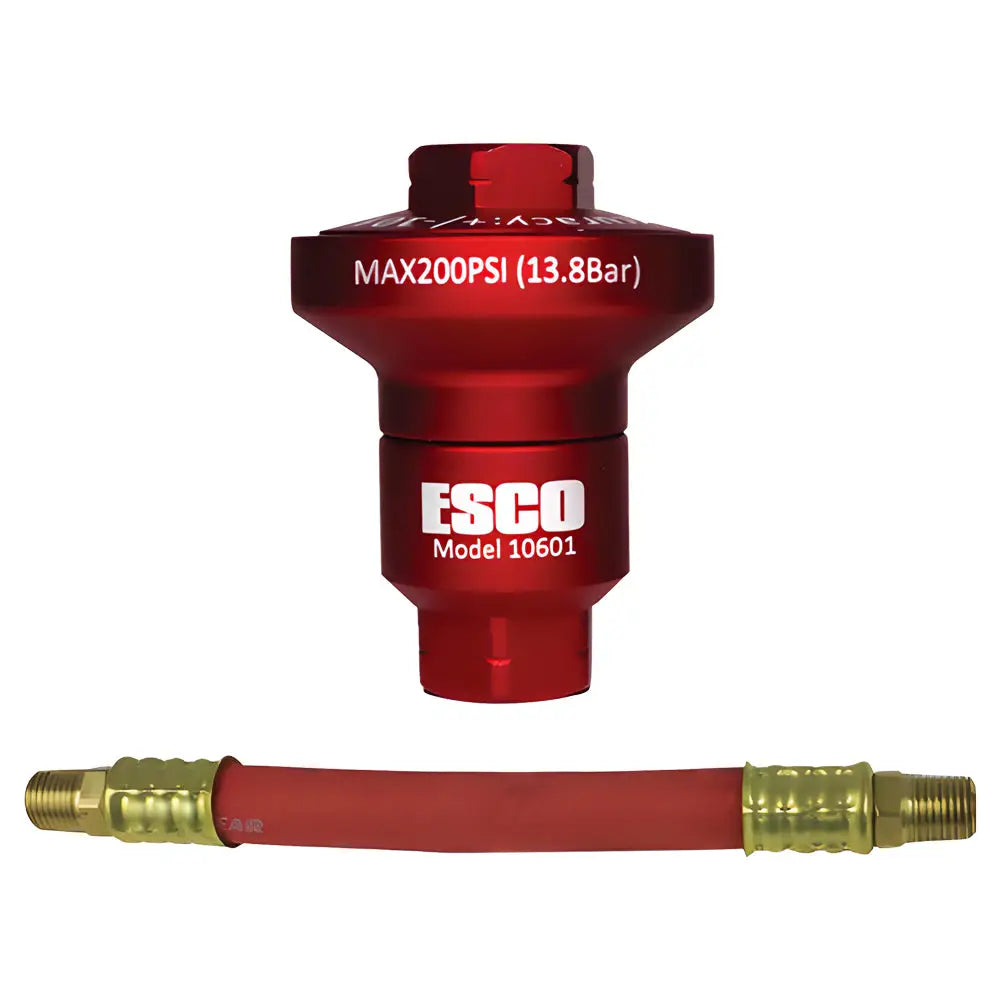 ESCO 10601K Air Reducer with 6-Foot Whip Hose for Hydraulic Tools - Perfect for Automotive Repair, Industrial Maintenance & Pneumatic Equipment Connections
