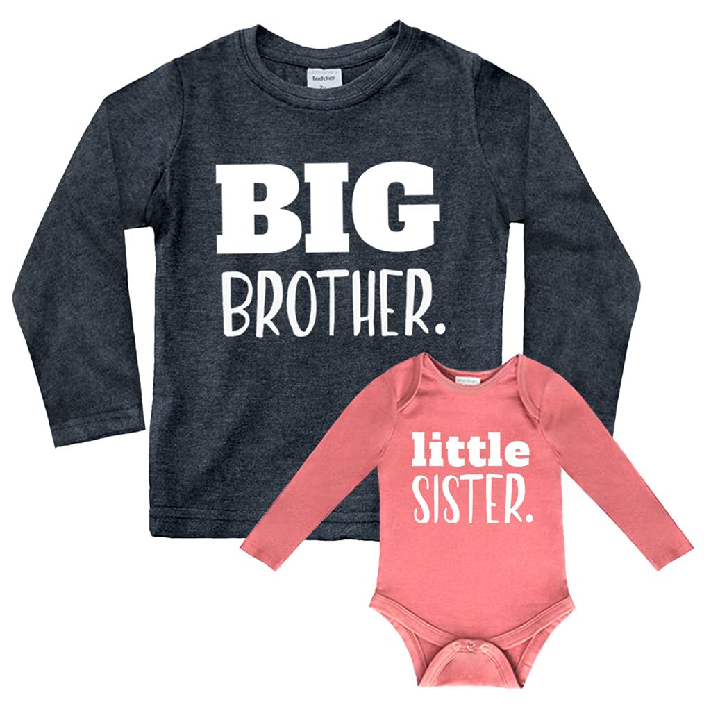Adorable Matching Sibling Outfits for Toddler Big Brother & Little Sister - Cute Coordinating Newborn Baby Girl Clothes Set - Perfect for Family Photos, Holidays & Special Occasions