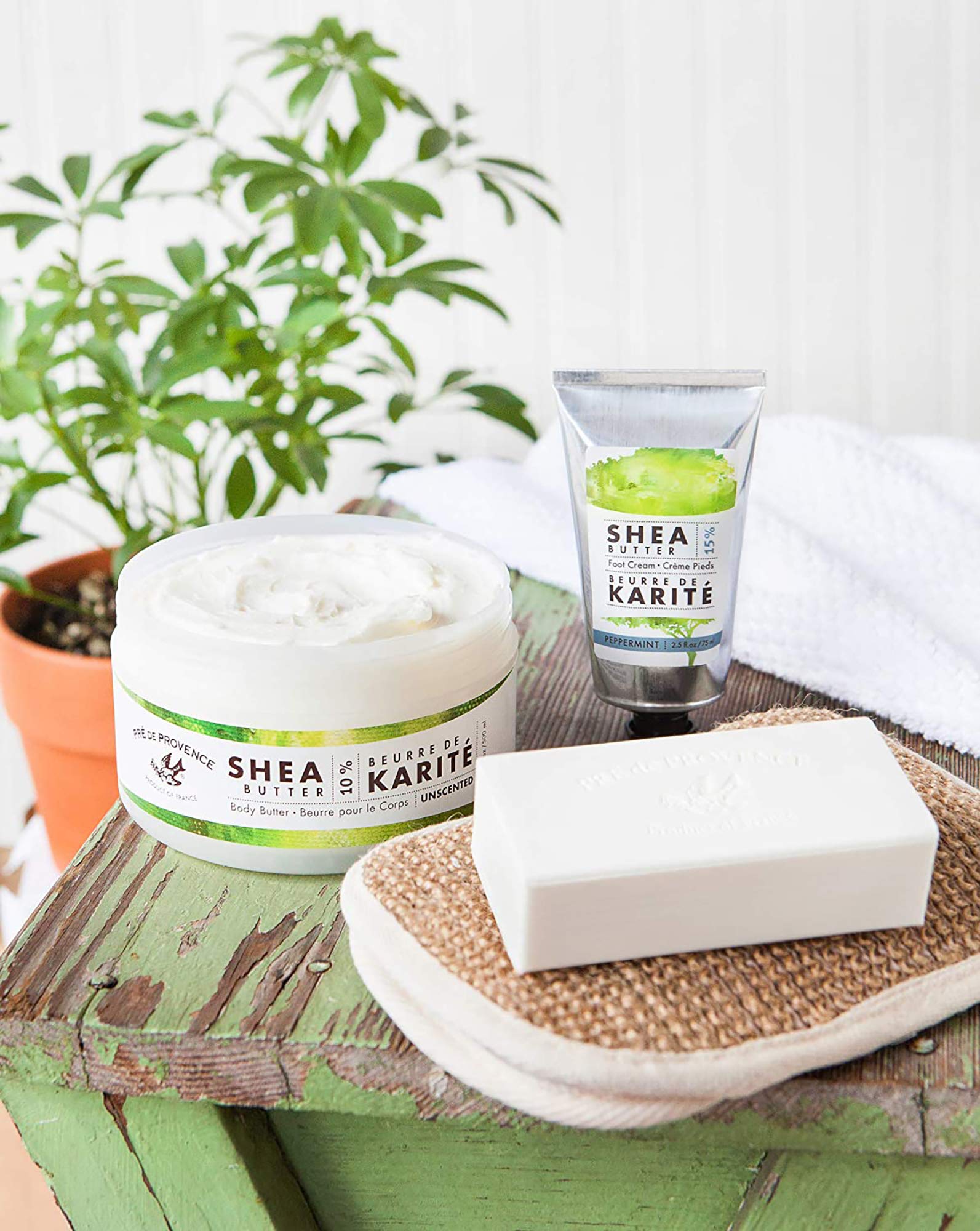 Pre de Provence 10% Shea Butter Body Cream - Ultra Moisturizing & Soothing for Dry Skin - Fragrance Free - Perfect for Daily Hydration & Post-Shower Care