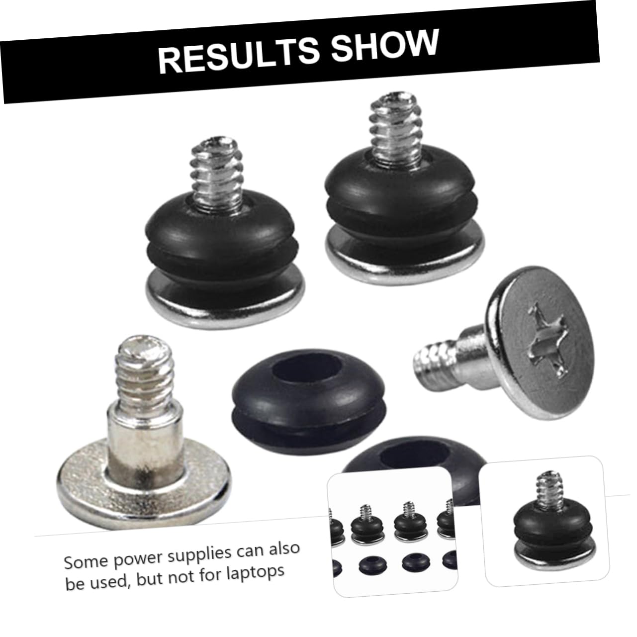 20pcs Hard Disk Damping Screws for Laptop & Computer Mounting | Motherboard & Hard Drive Standoffs | Shock-Absorbing Rubber Apron for Computer Cases | Ideal for Laptop Repair & PC Assembly
